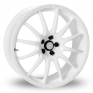 15 Inch Team Dynamics Pro Race 1 2 White Alloy Wheels