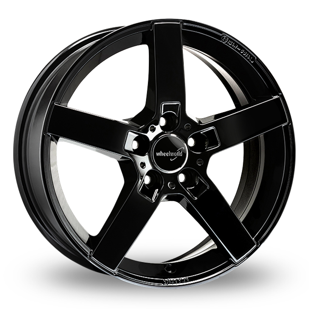 2DRV WH31 Gloss Black 17" Alloy Wheels Wheelbase
