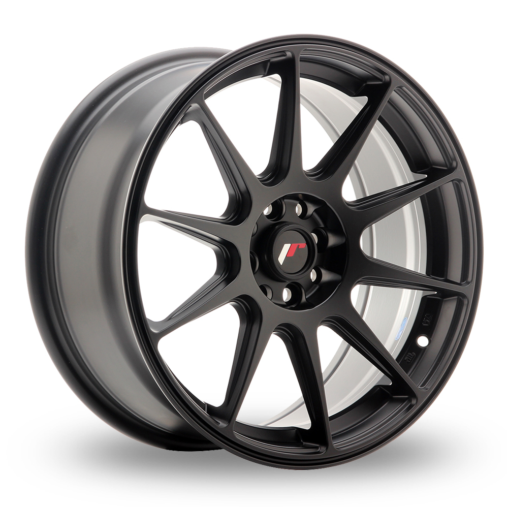 17 Inch Japan Racing JR11 (7.25x17) Matt Black Alloy Wheels