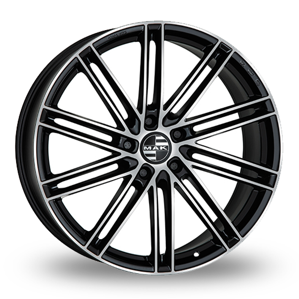 MAK Leipzig Black Mirror 21" Alloy Wheels Wheelbase