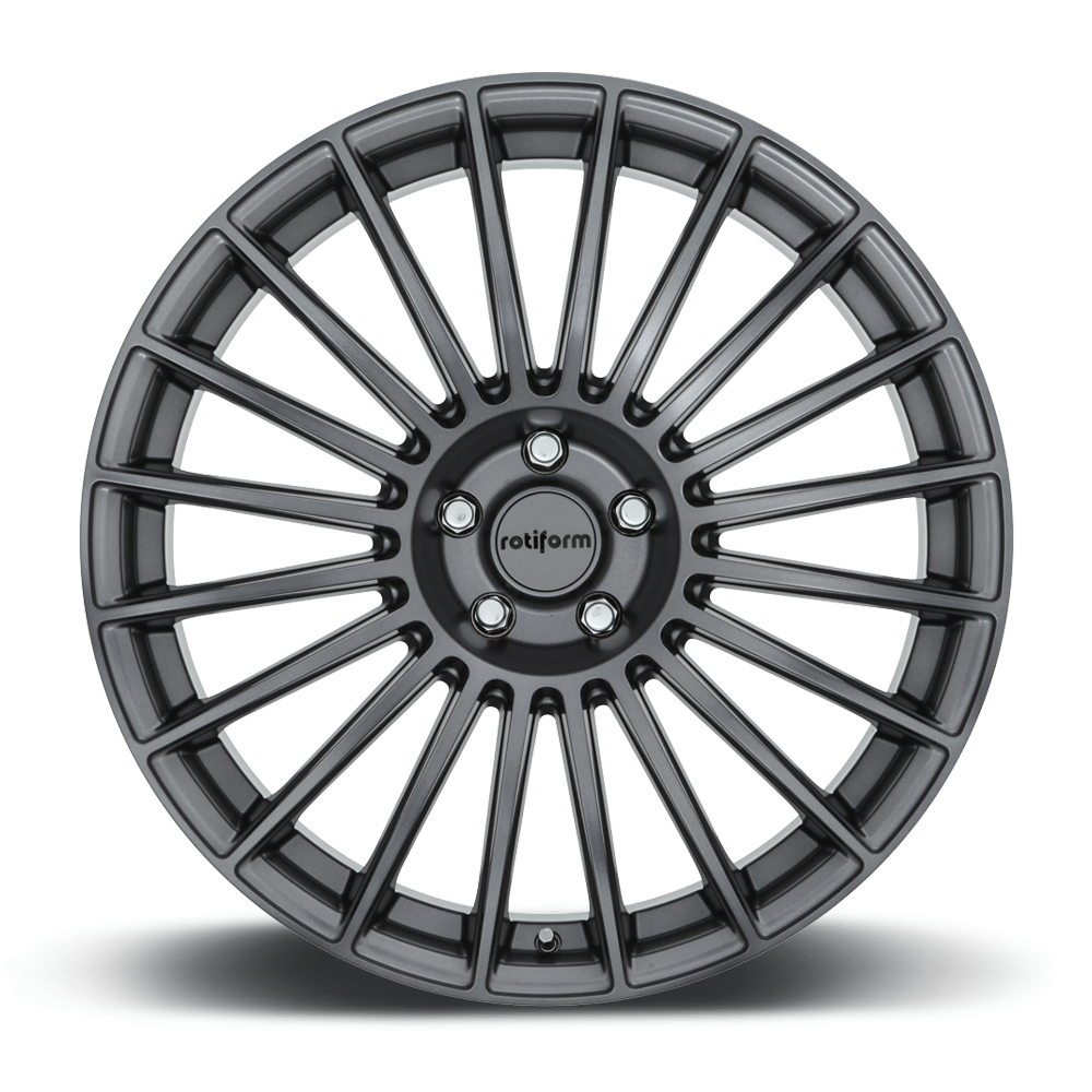 8.5x20 (Front) & 10.5x20 (Rear) Rotiform BUC Anthracite Alloy Wheels