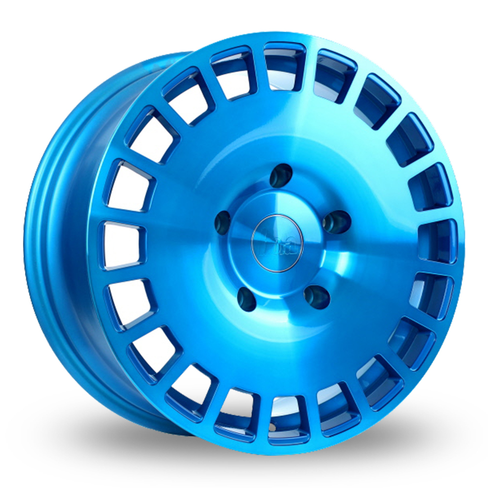 18 Inch Bola B12 Blue Alloy Wheels