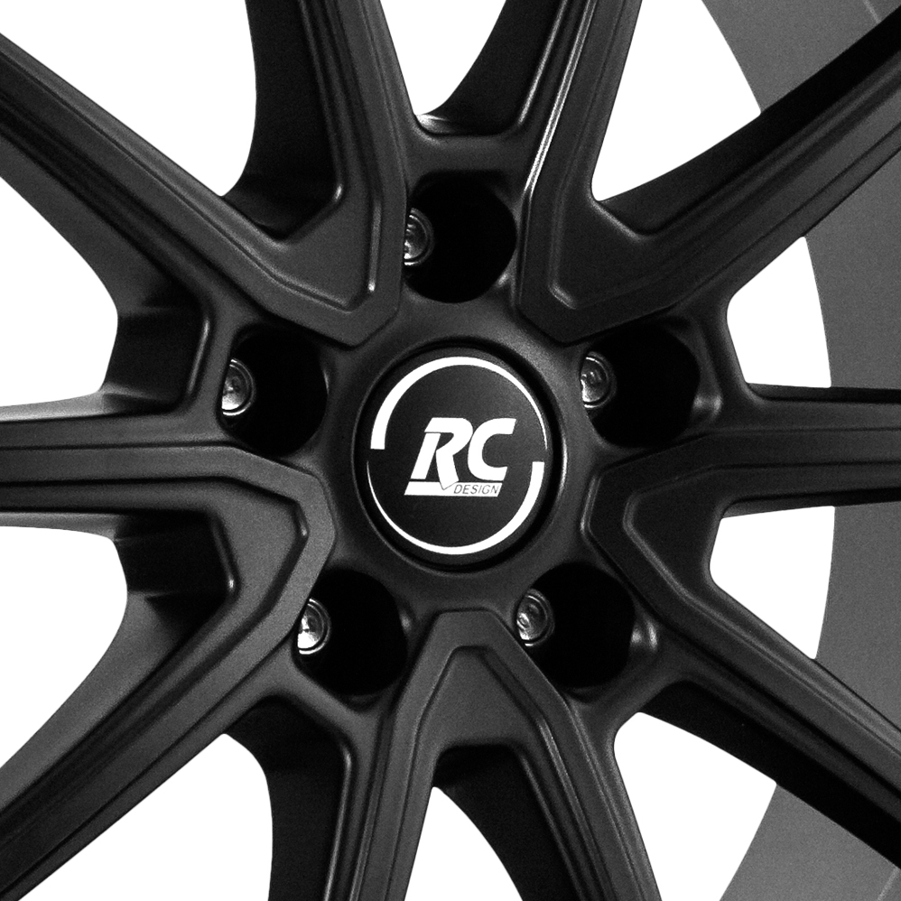 16 Inch RC Design RC32 Matt Black Alloy Wheels