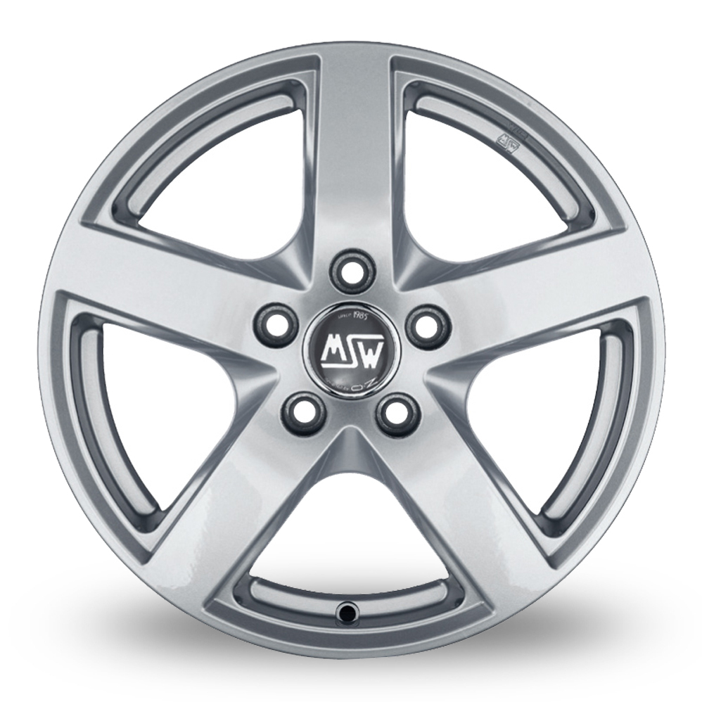17 Inch MSW (by OZ) 55 Silver Alloy Wheels