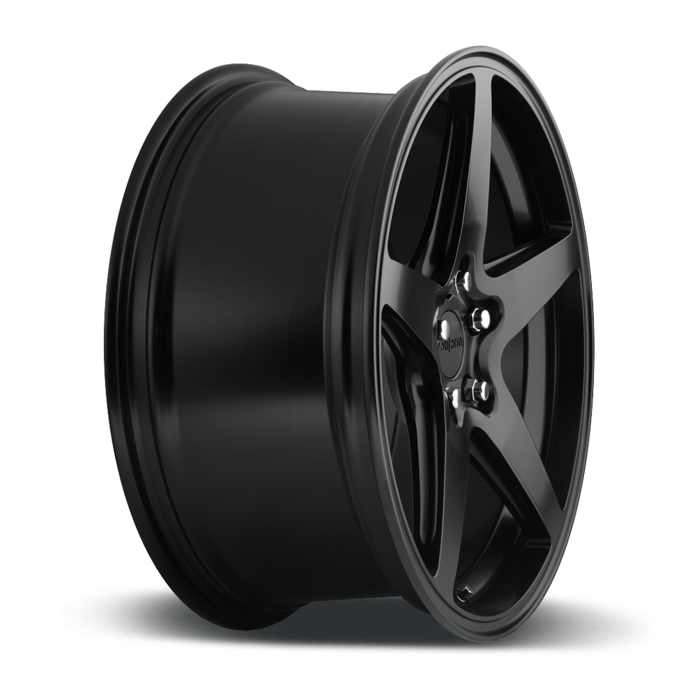 8.5x18 (Front) & 9.5x18 (Rear) Rotiform WGR Satin Black Alloy Wheels