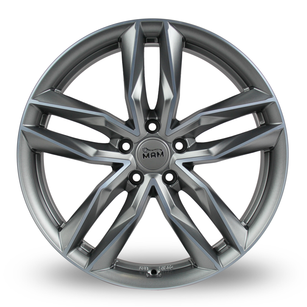 MAM RS3 Matt Palladium Front Polished 18