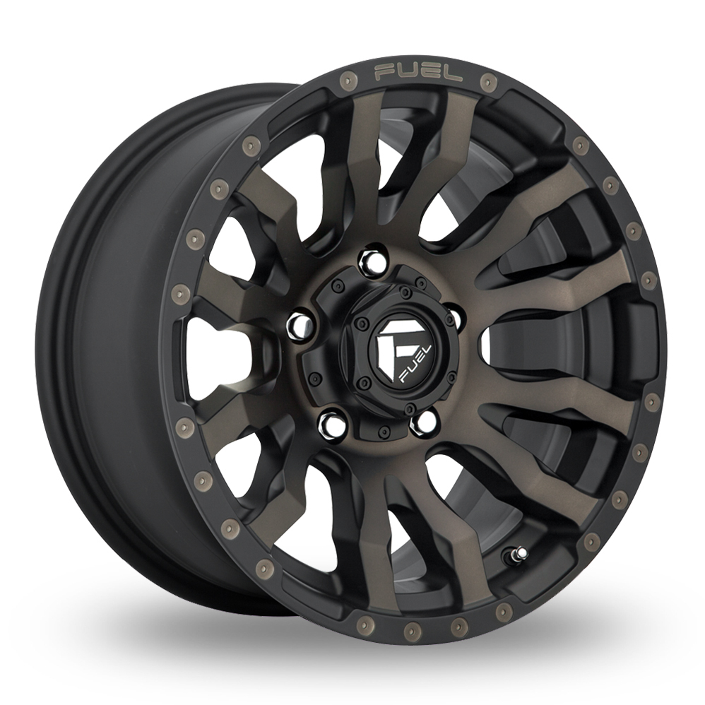 Fuel OffRoad Blitz Matt Black Double Dark Tint 18" Alloy Wheels