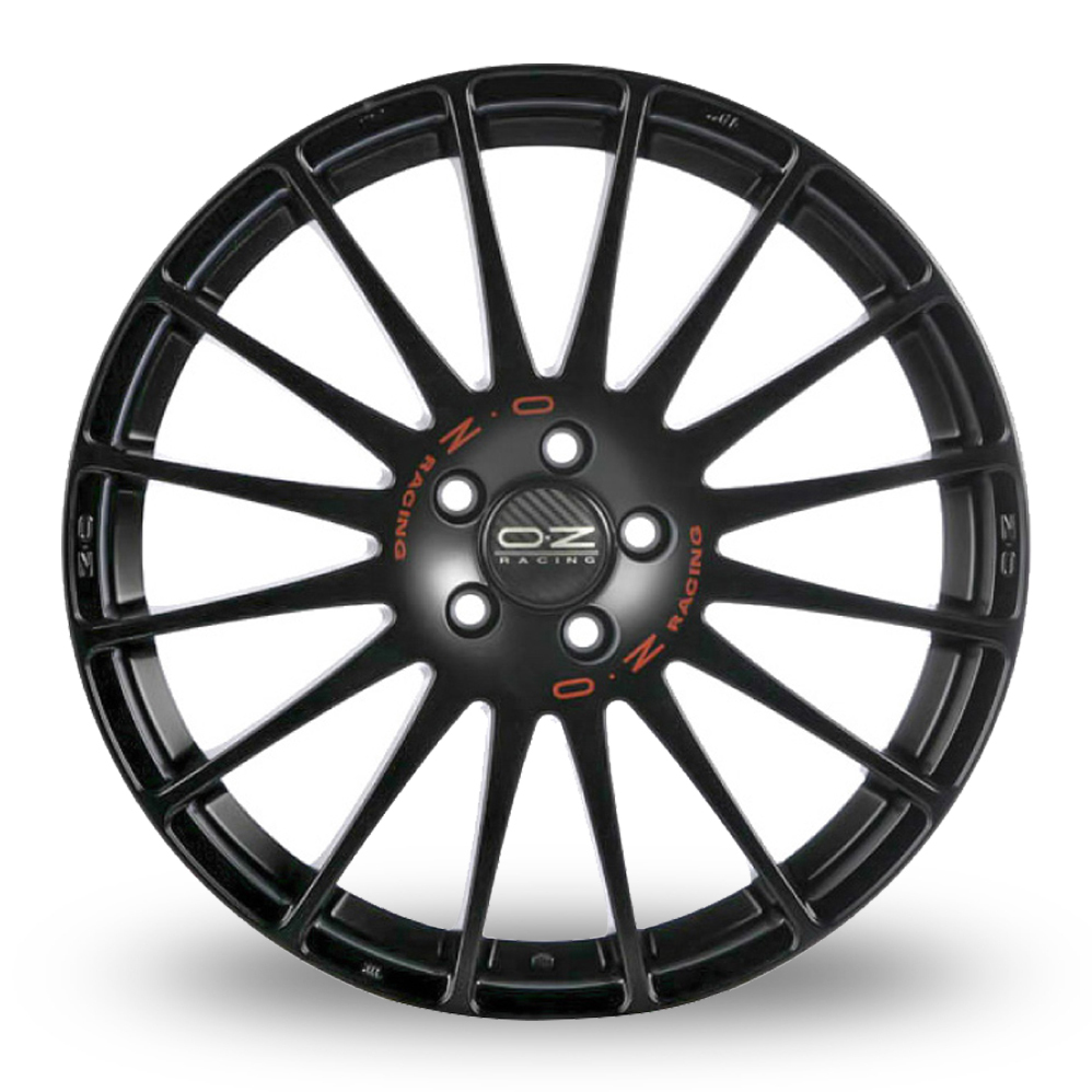 17 Inch OZ Racing Superturismo GT Black Alloy Wheels