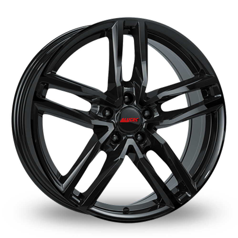 8x19 (Front) & 9x19 (Rear) Alutec Ikenu Black Alloy Wheels