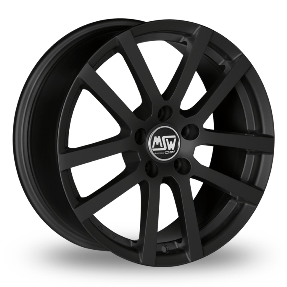 16 Inch MSW (by OZ) 22 Black Alloy Wheels