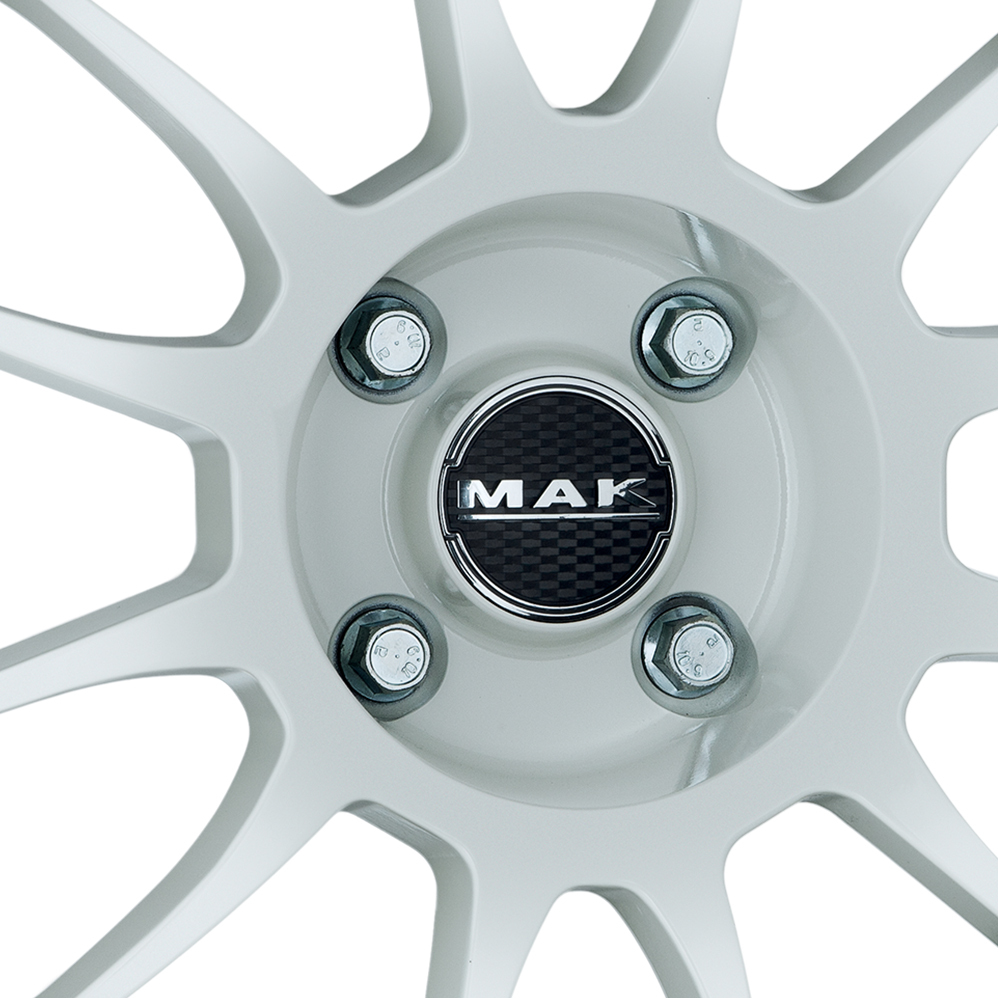 16 Inch MAK XLR Gloss White Alloy Wheels