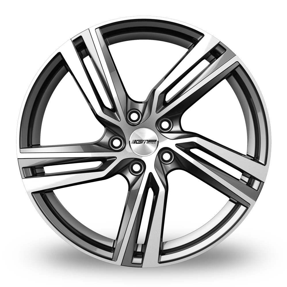 19 Inch GMP Italia Arcan Anthracite Polished Alloy Wheels