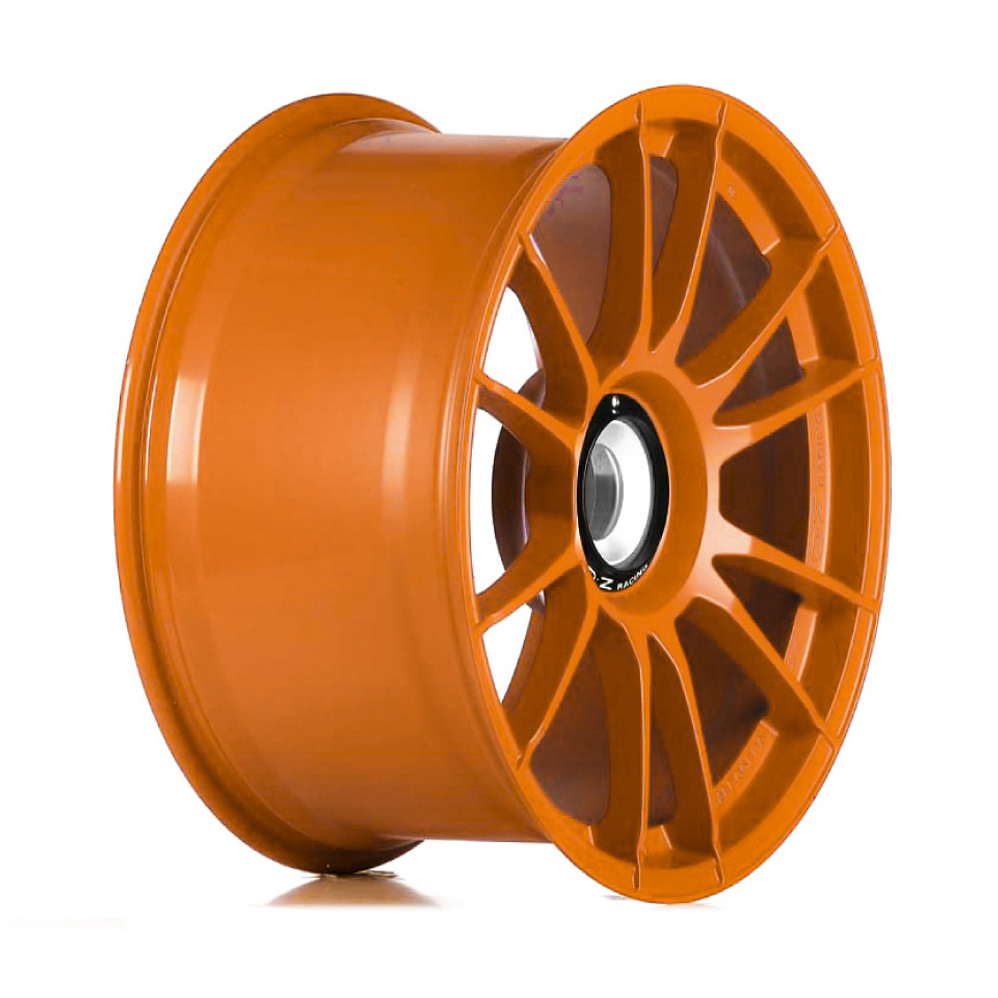 20 Inch Front & 21 Inch Rear OZ Racing Ultraleggera HLT CL Orange Alloy Wheels