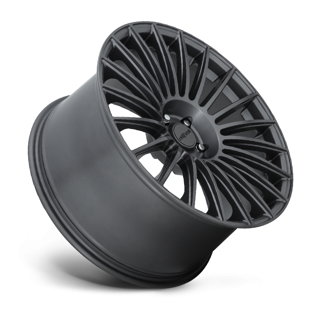 8.5x20 (Front) & 10.5x20 (Rear) Rotiform BUC Anthracite Alloy Wheels