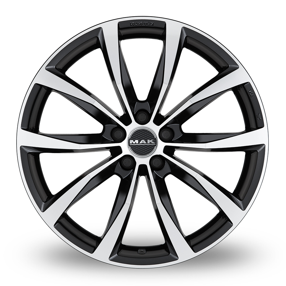 20 Inch MAK Wolf Black Mirror Alloy Wheels