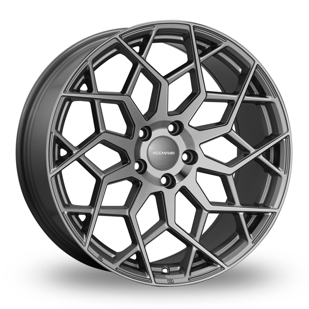 8.5x20 (Front) & 10x20 (Rear) VEEMANN V-FS42 Graphite Alloy Wheels