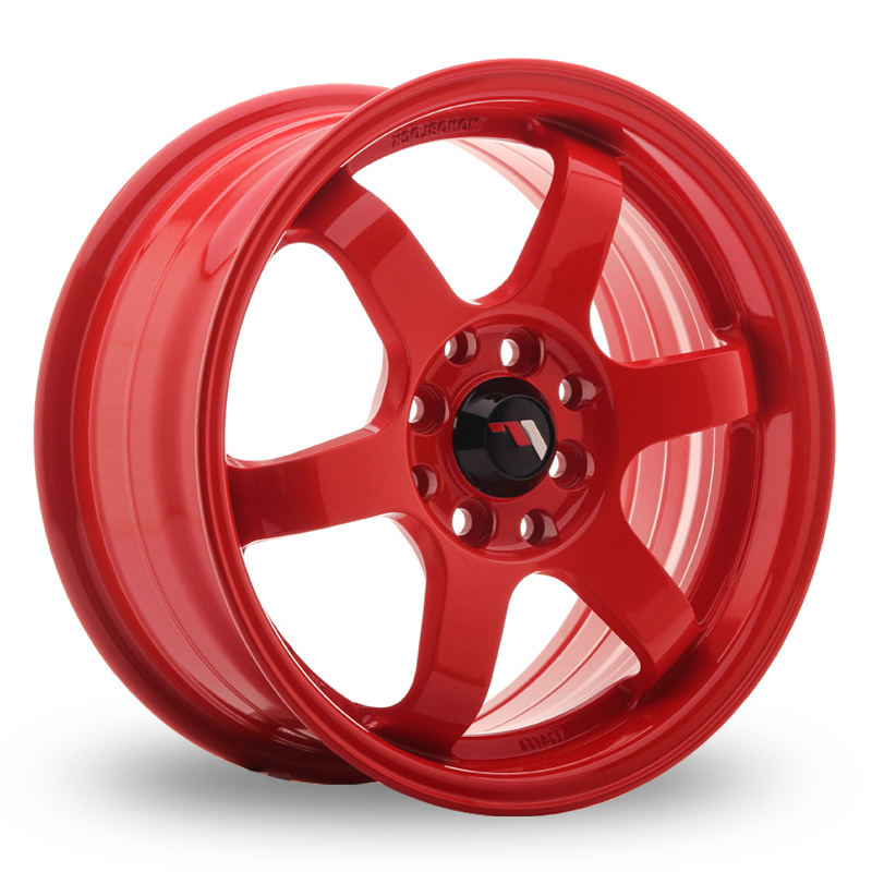 15 Inch Japan Racing JR3 (7x15) Red Alloy Wheels