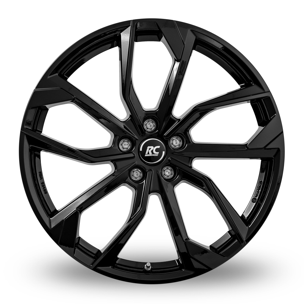 17 Inch RC Design RC34 Gloss Black Alloy Wheels