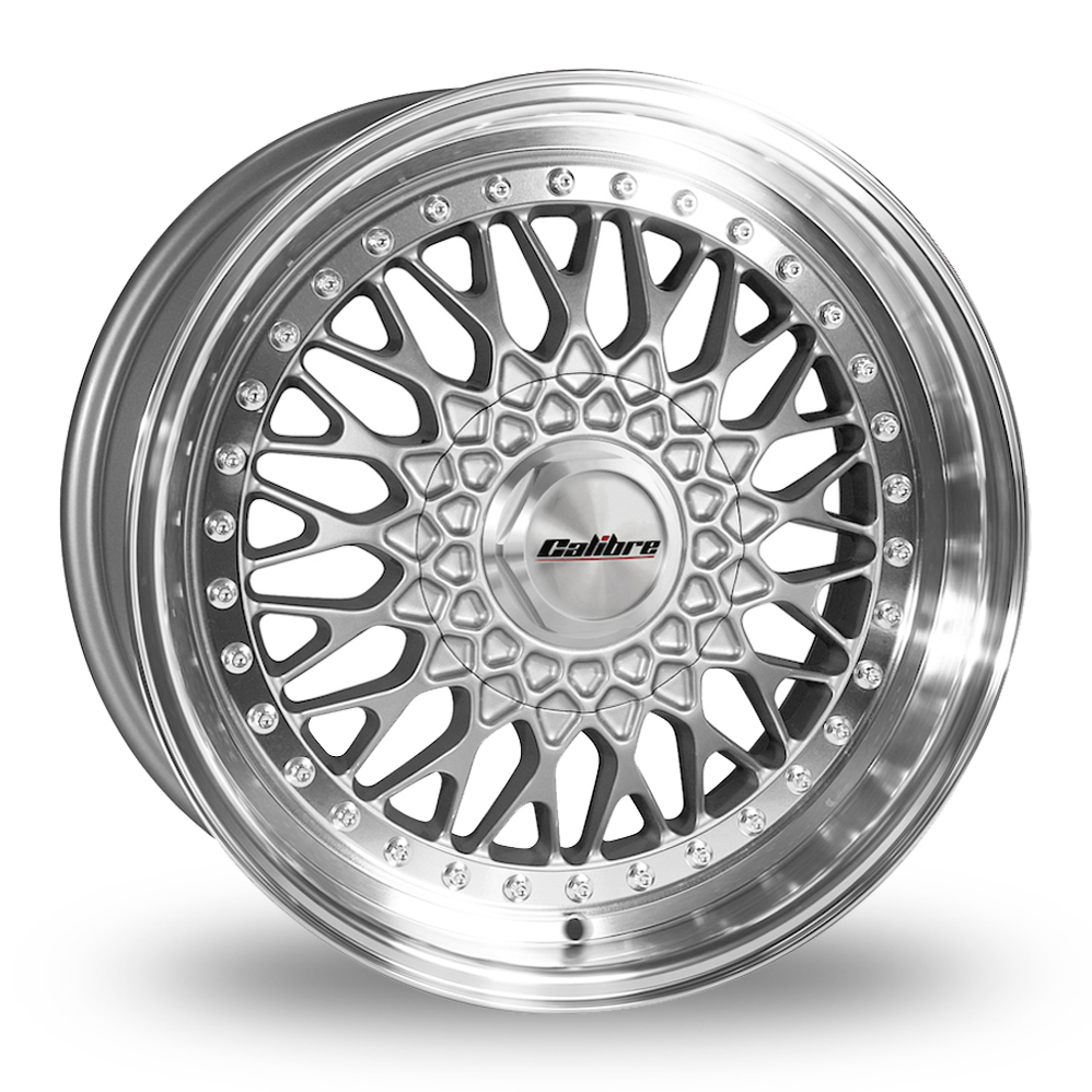 15 Inch Calibre Vintage Silver Alloy Wheels