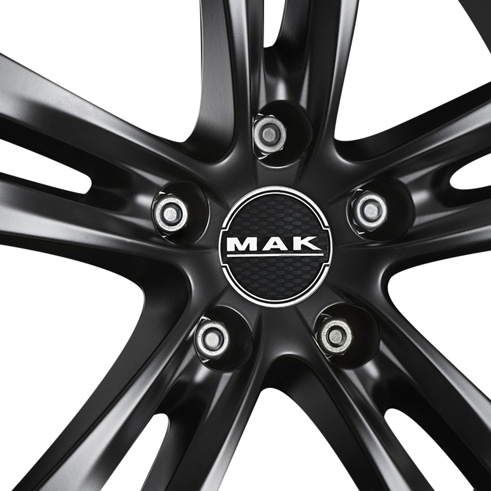 19 Inch MAK Zenith Matt Black Alloy Wheels