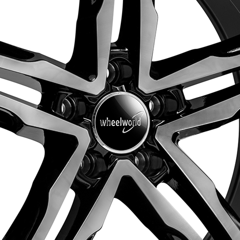 2DRV WH11 Black Polished 20" Alloy Wheels Wheelbase