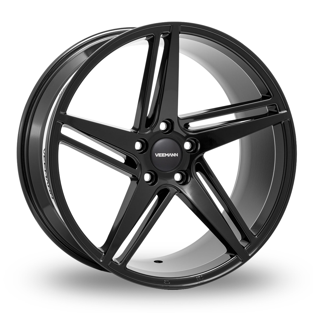 18 Inch VEEMANN V-FS31 Gloss Black Alloy Wheels