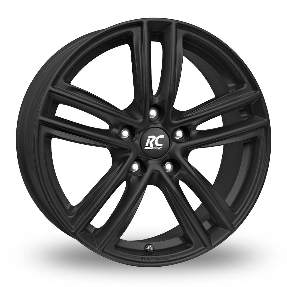 17 Inch RC Design RC27 Matt Black Alloy Wheels