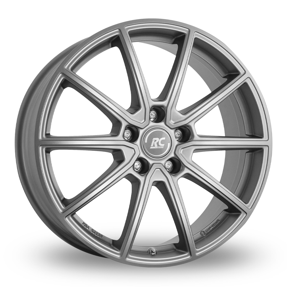 19 Inch RC Design RC32 Matt Grey Alloy Wheels