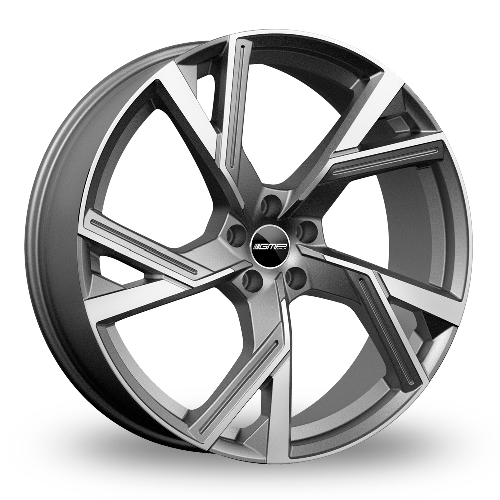 19 Inch GMP Italia Angel Anthracite Polished Alloy Wheels