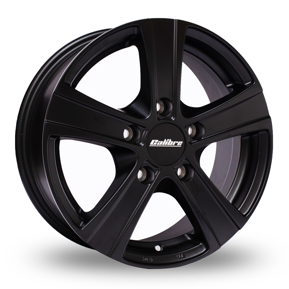 16 Inch Calibre Highway Satin Black Alloy Wheels