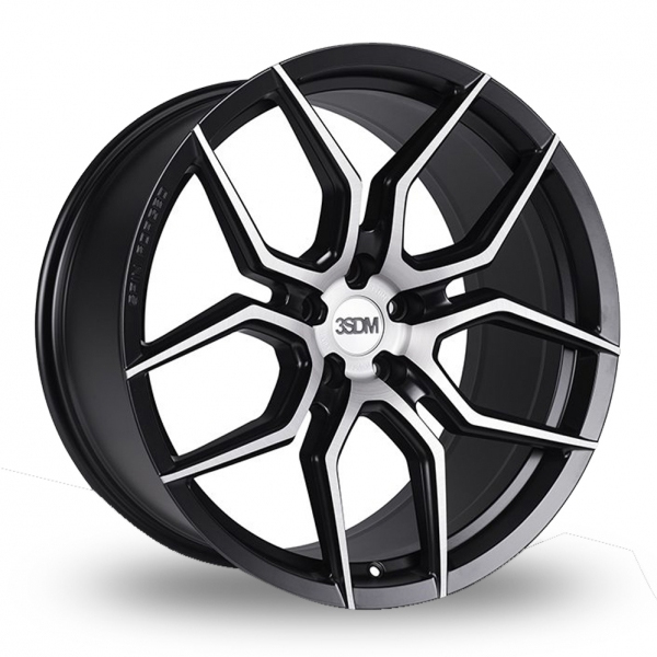 20 Inch 3SDM 0.50 Black Polished Alloy Wheels