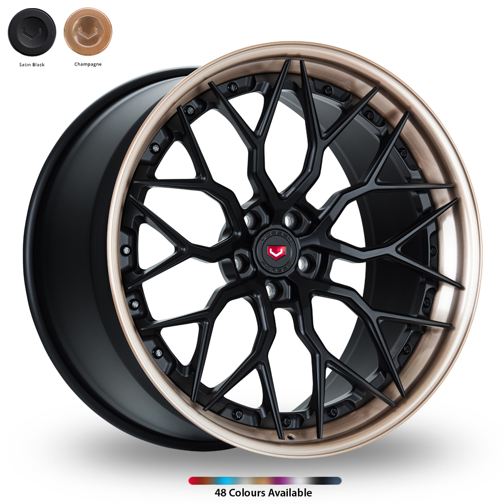 18 Inch Vossen Forged S17-01 (3 Piece) Custom Colour Alloy Wheels