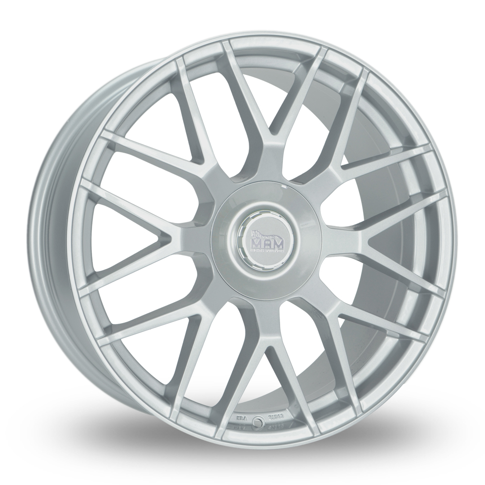18 Inch MAM GT1 Silver Alloy Wheels