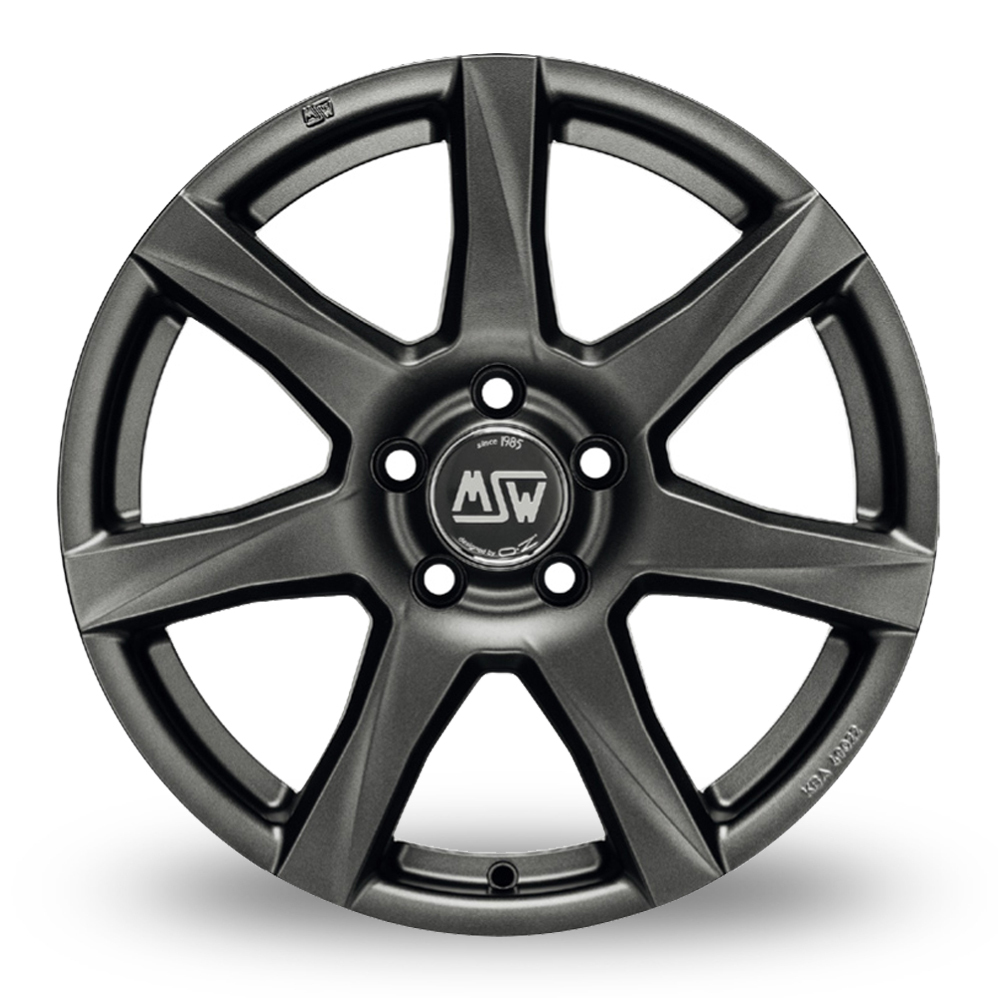 17 Inch MSW (by OZ) 77 Grey Alloy Wheels