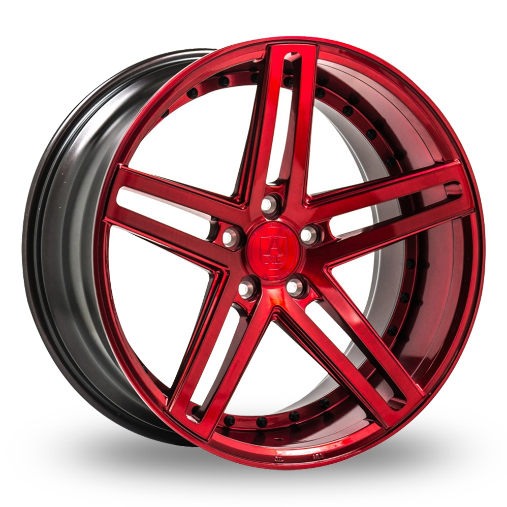 20 Inch Axe EX20 Candy Red Alloy Wheels