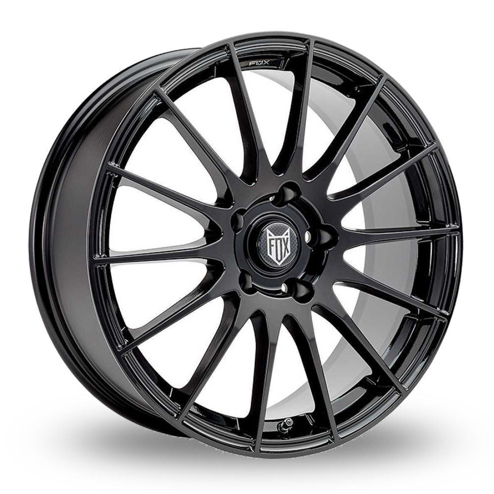 18 Inch Fox Racing FX004 (Special Offer) Black Alloy Wheels
