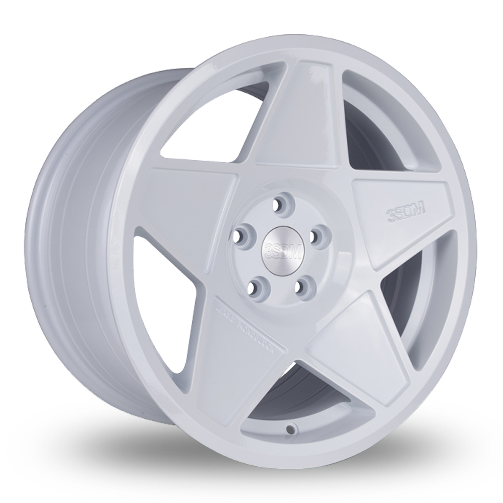 16 Inch 3SDM 0.05 White Alloy Wheels