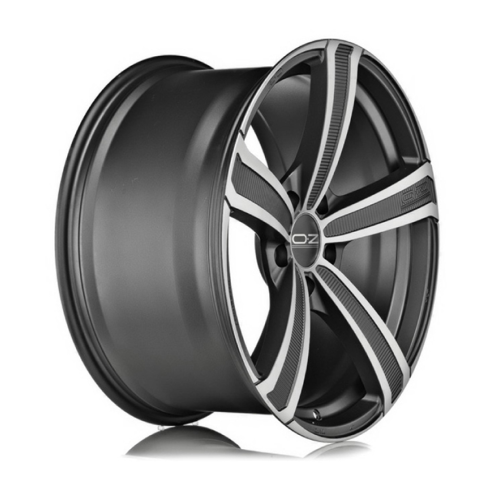 19 Inch OZ Racing Montecarlo HLT Graphite Polished Alloy Wheels