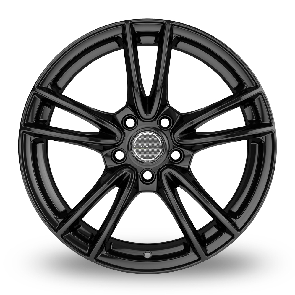 16 Inch Proline CX300 Black Glossy Alloy Wheels