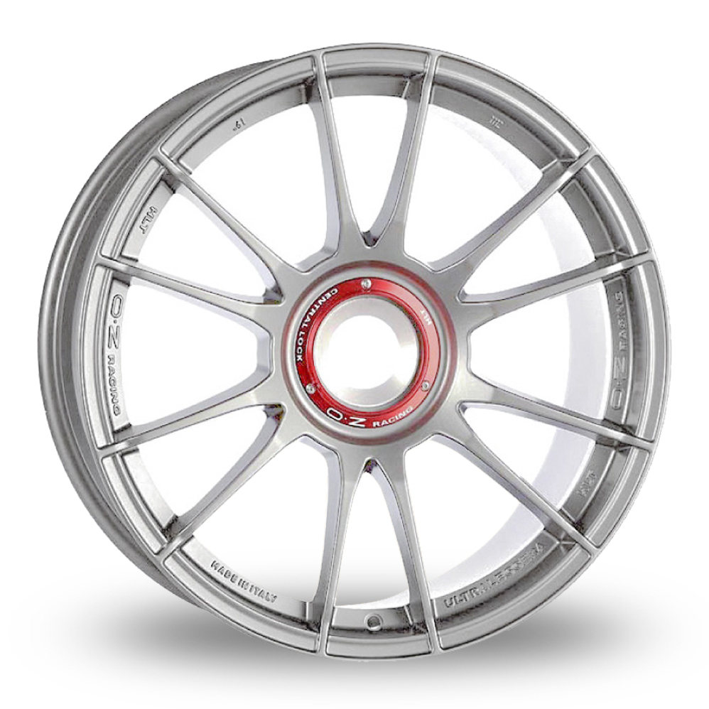 20 Inch Front & 21 Inch Rear OZ Racing Ultraleggera HLT CL Silver Alloy Wheels