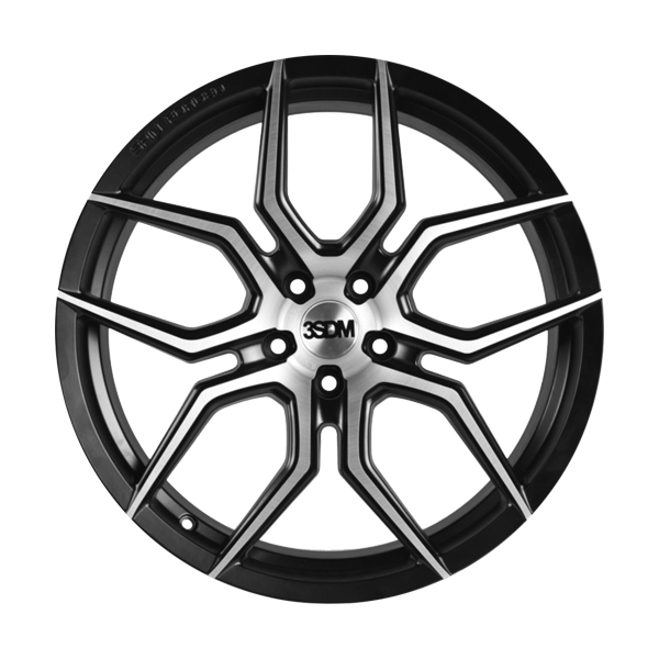 20 Inch 3SDM 0.50 Black Polished Alloy Wheels