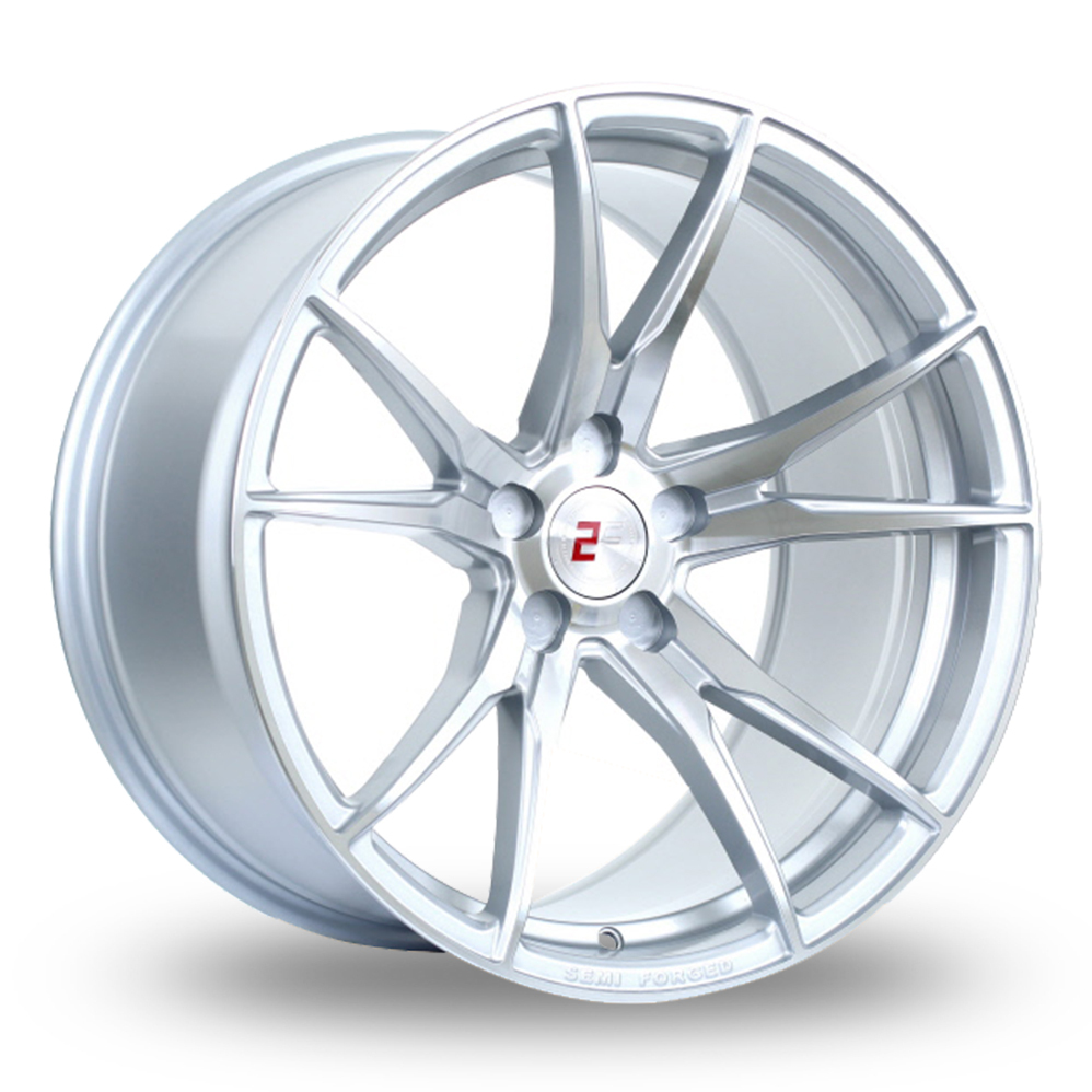 20 Inch 2FORGE ZF2 Silver Polished Face Alloy Wheels