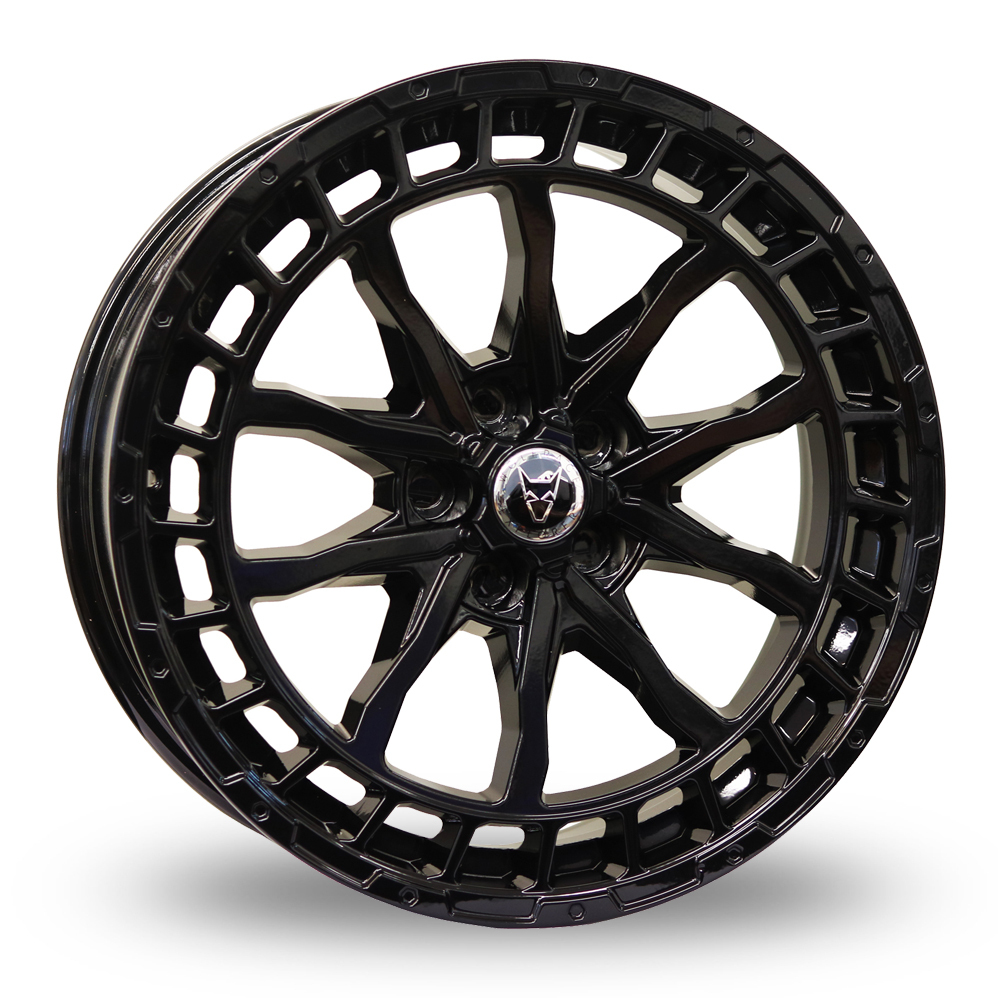Buy 20" Wolfrace Wolf Gloss Black Alloy Wheels Wheelbase