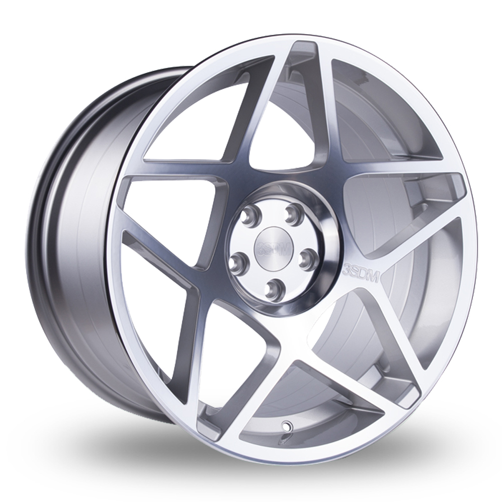 20 Inch 3SDM 0.08 Silver Polished Alloy Wheels