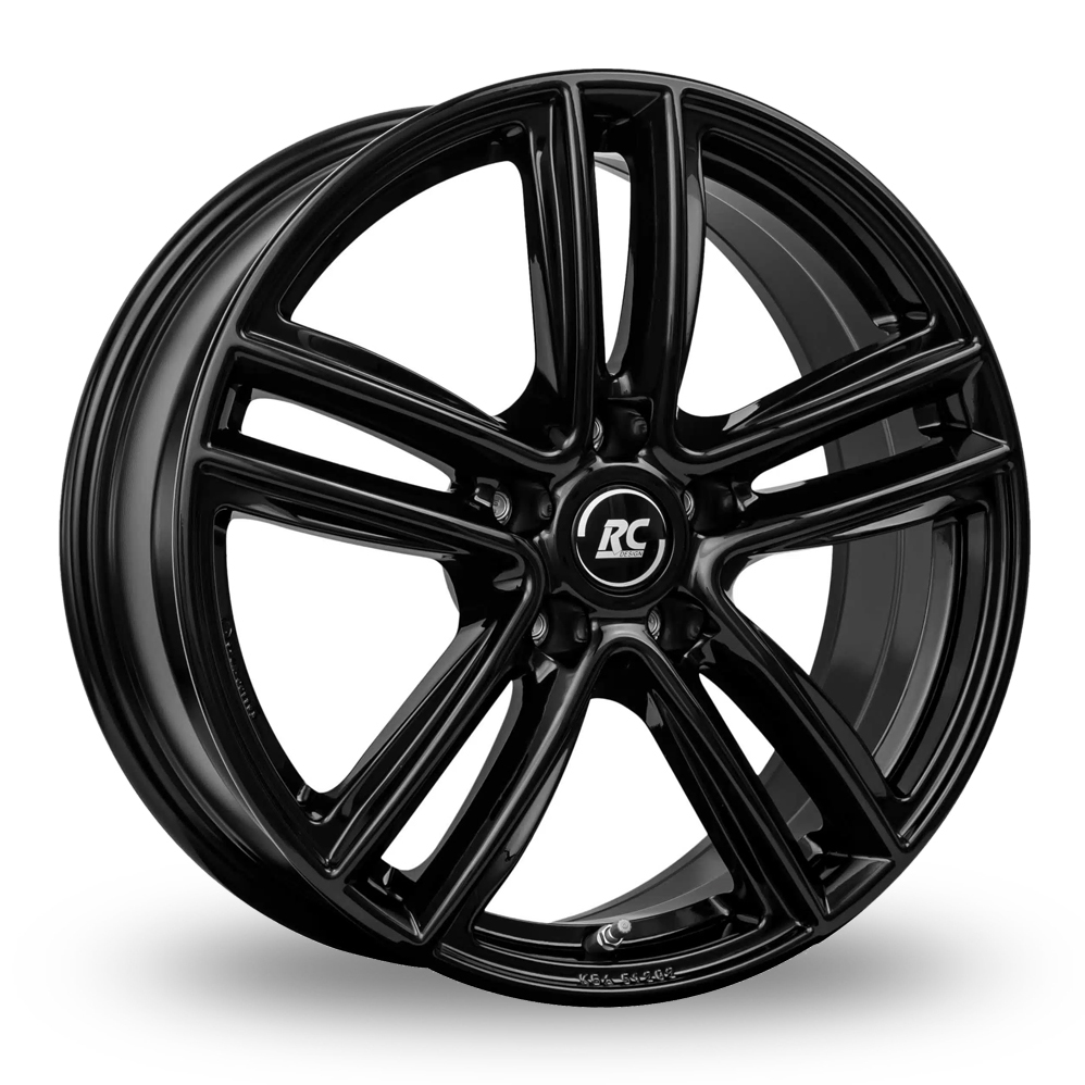 16 Inch RC Design RC27 Gloss Black Alloy Wheels