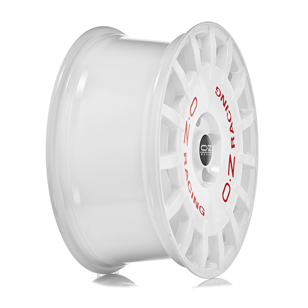 17 Inch OZ Racing Rally Racing White Alloy Wheels