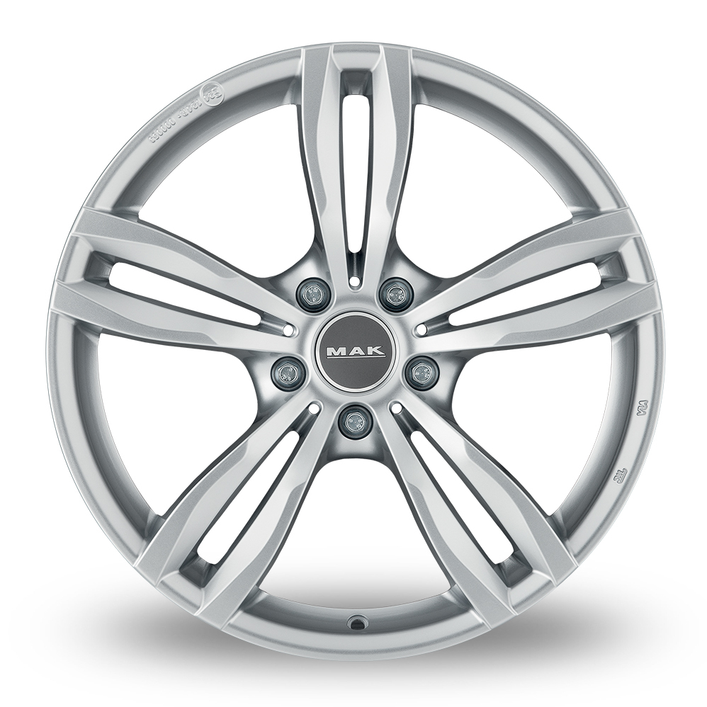 19 Inch MAK Luft Silver Alloy Wheels
