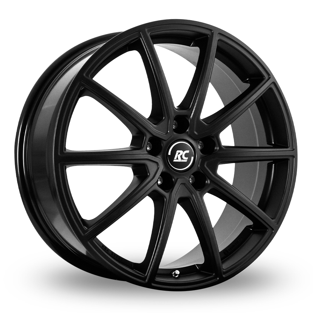 16 Inch RC Design RC32 Matt Black Alloy Wheels