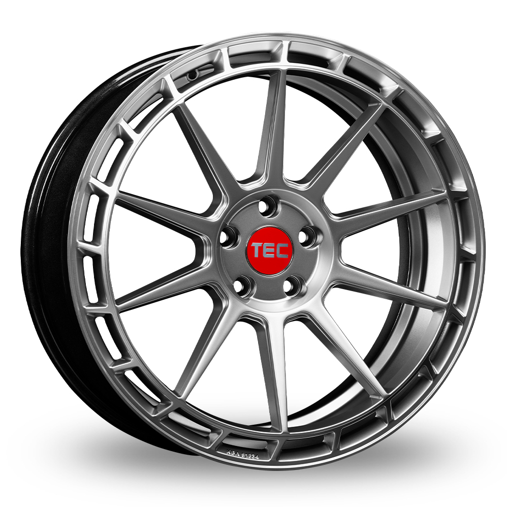 19 Inch TEC Speedwheels GT8 Hyper Silver Alloy Wheels