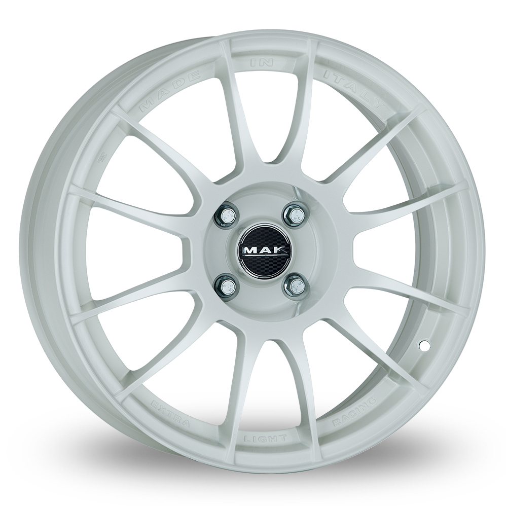 18 Inch MAK XLR Gloss White Alloy Wheels